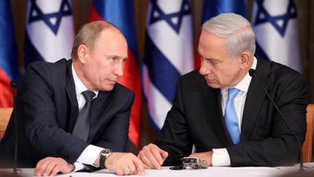 Prime Minister Benjamin Netanyahu and Russian President Vladimir Putin