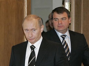 Анатолий Сердюков и Путин