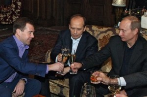 Путин, Бортников и Медведев